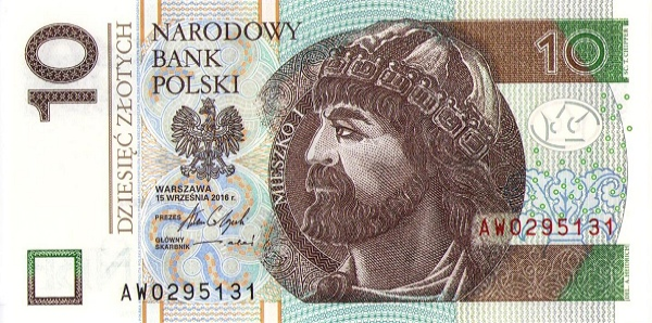 P183b Poland - 10 Zlotych (2016)
